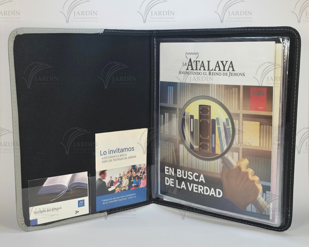 CARPETA COSIDA NO HAY VIDA MEJOR GRABADO COMBINADA