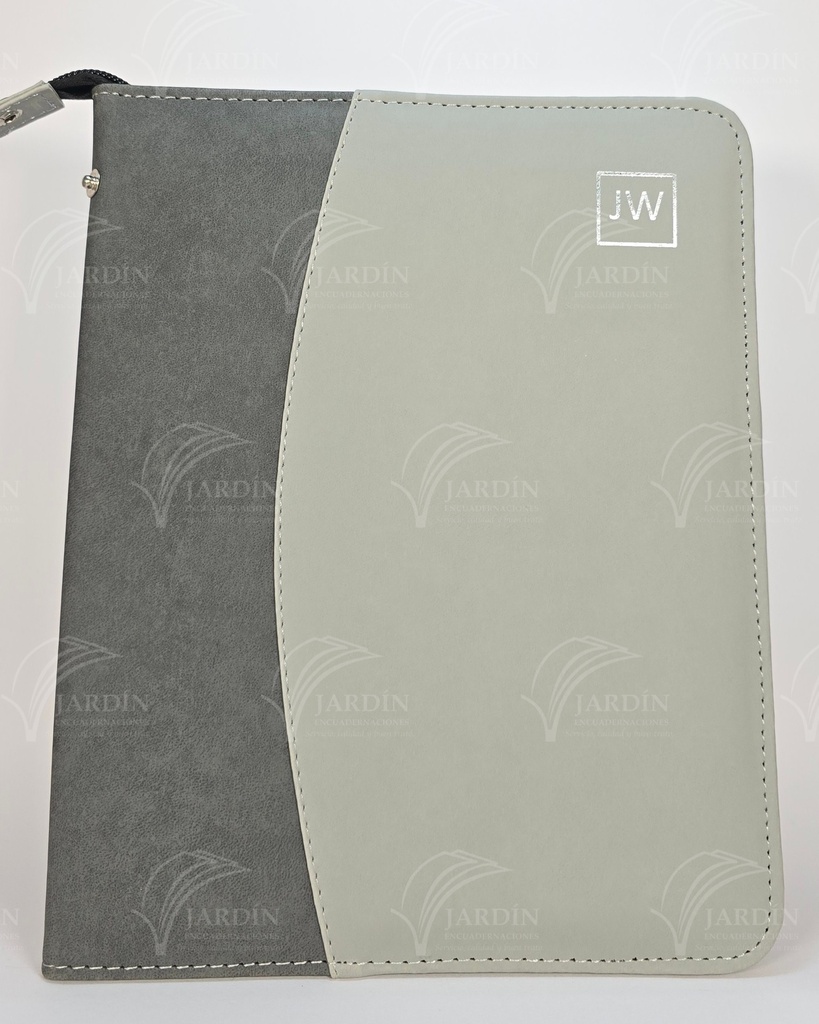 CARPETA COSIDA JW GRABADO C/CIERRE COMBINADA