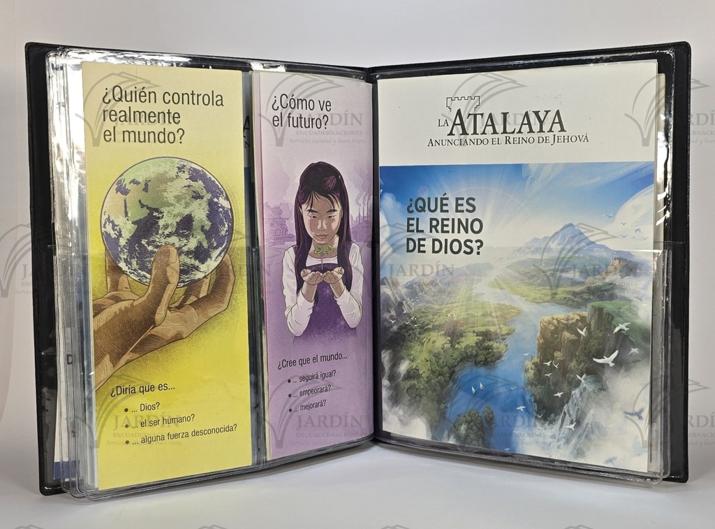 CARPETA LISA JW GRABADO C/MICA P/TARJETA  CALIFORNIA