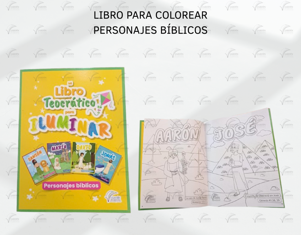 LIBRO PARA COLOREAR PERSONAJES BÍBLICOS