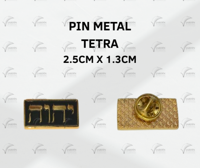 PIN METAL TETRA (2.5cm x 1.3cm)