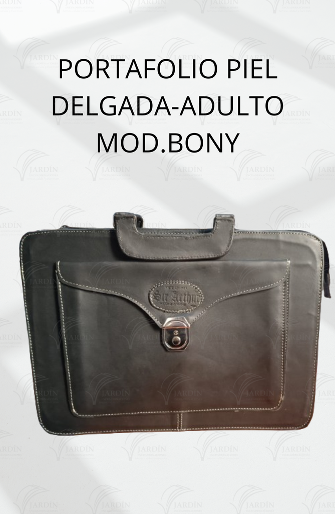 PORTAFOLIO PIEL GENUINA DELGADA-ADULTO MOD.BONY