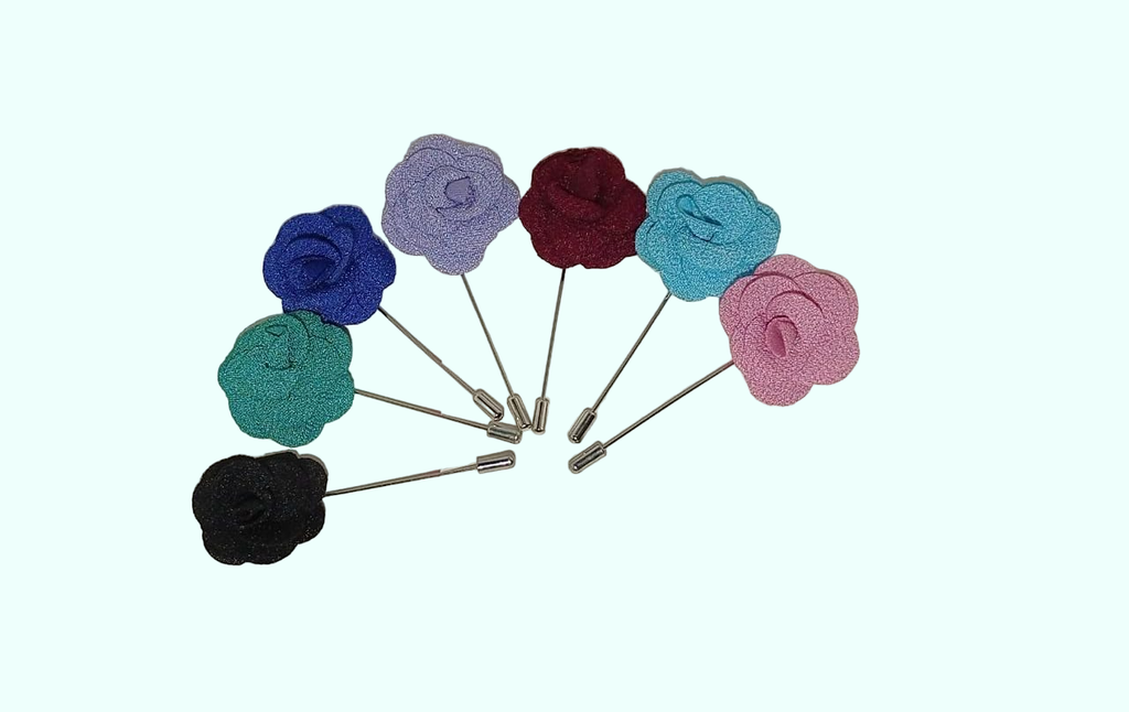 FISTOL (FLOR) GRANDE C/SUJETADOR DE AGUJA COLORES VARIOS