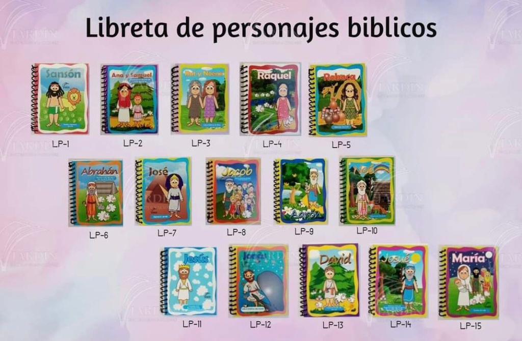 LIBRETA DE NOTAS PERSONAJES 70 H