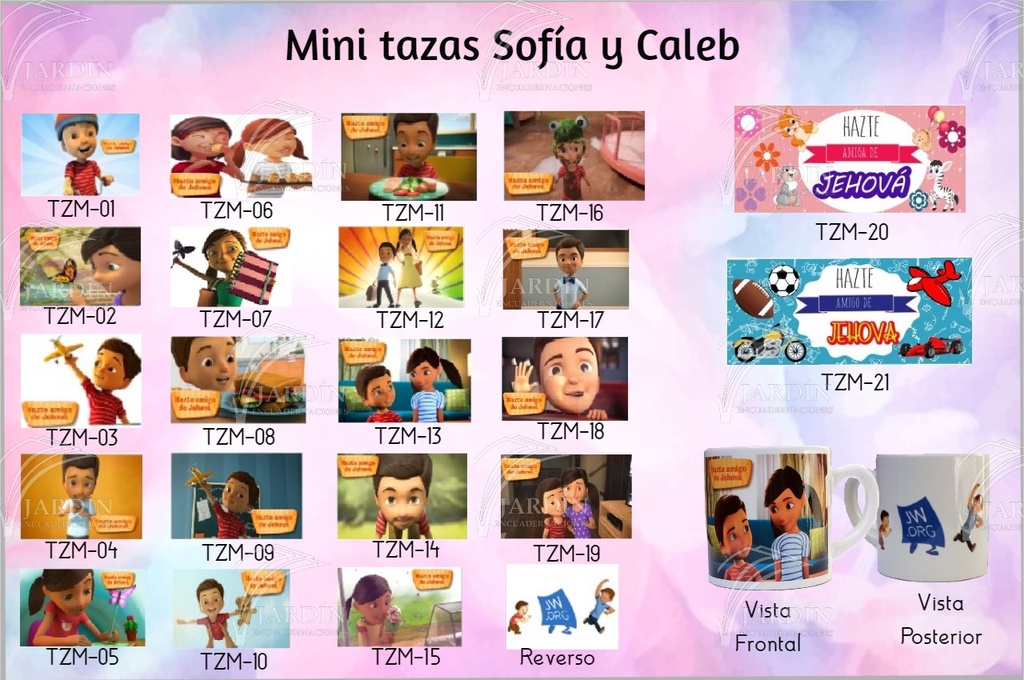 TAZA MINI (6 ONZ) 7.5 CM ALTURA