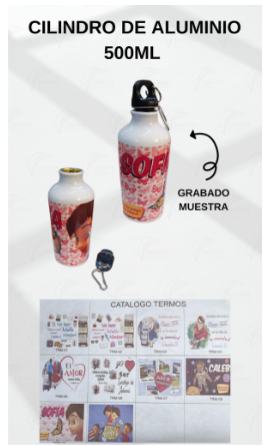 CILINDRO DE ALUMINIO 500 ML