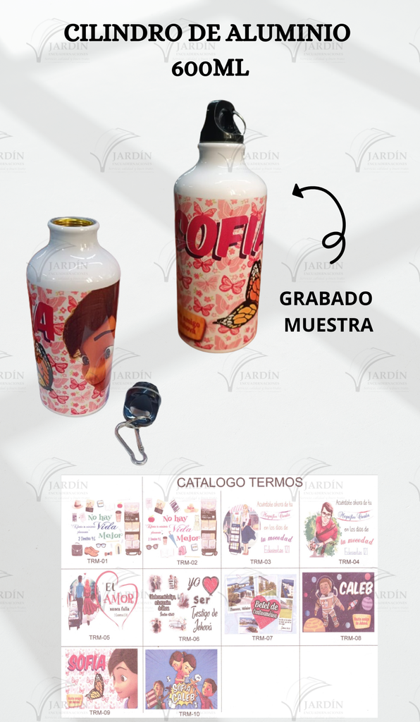 CILINDRO DE ALUMINIO 600 ML