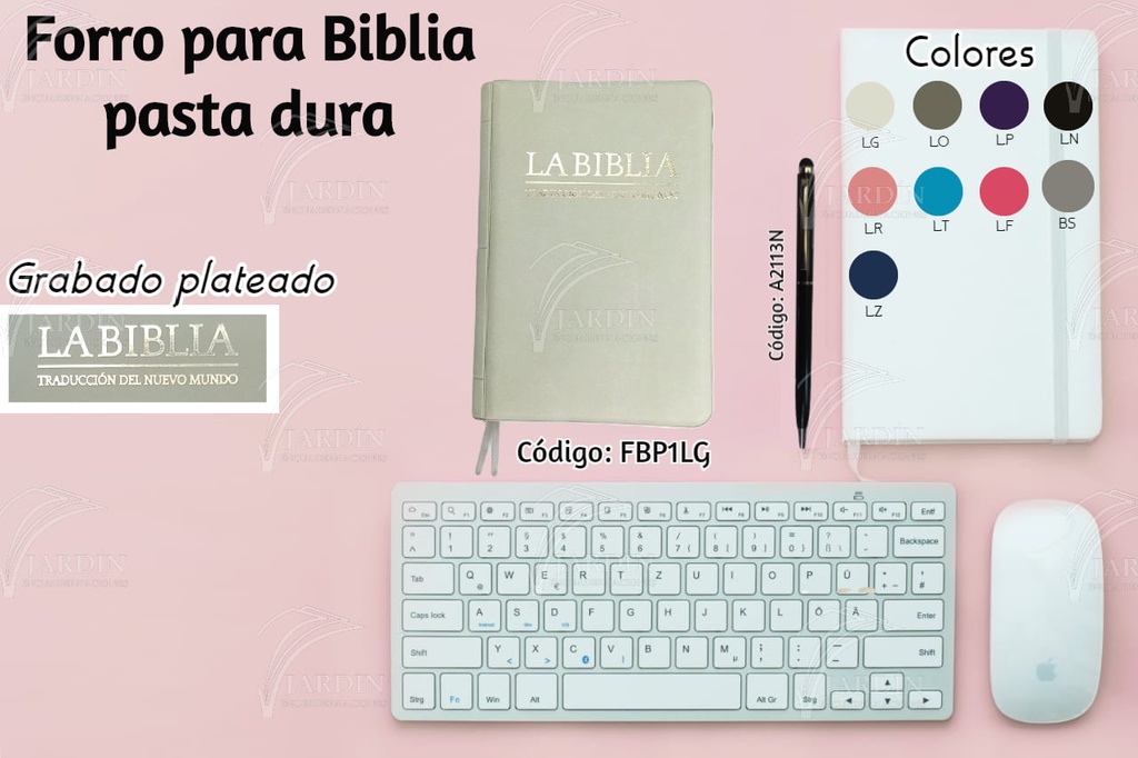 FORRO BIBLIA MEDIANA PASTA DURA GRABADO