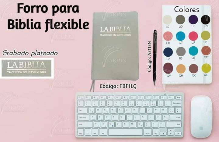 FORRO BIBLIA MEDIANA PASTA FLEXIBLE GRABADO