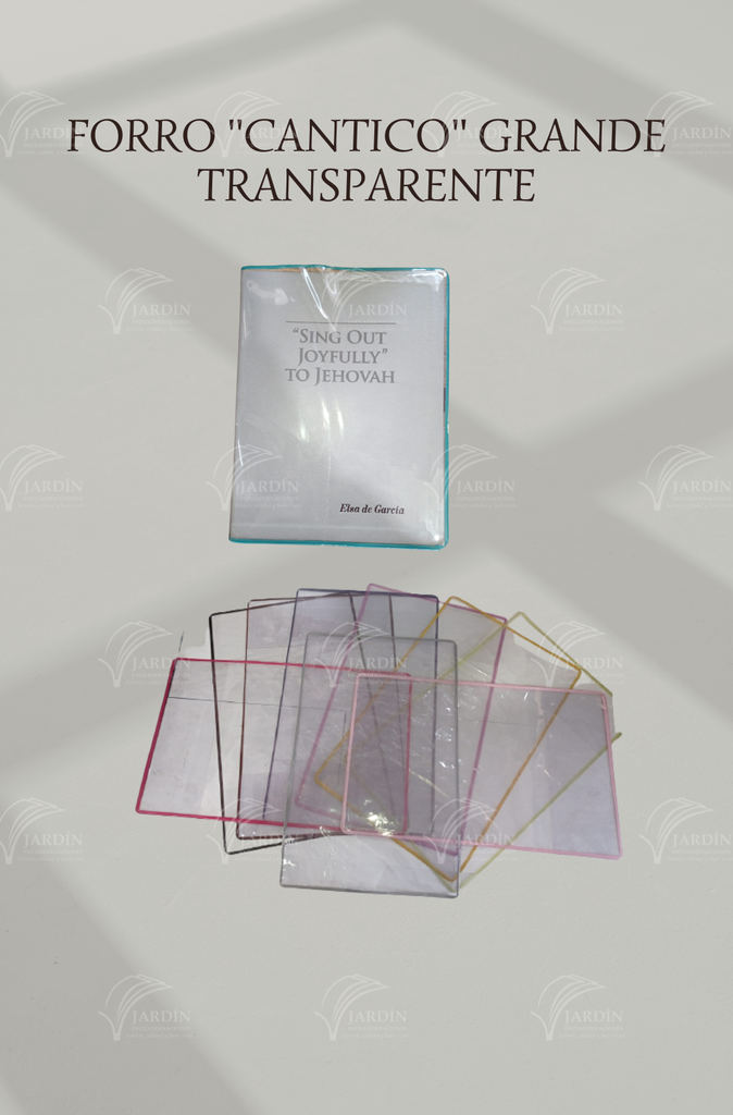 FORRO CÁNTICO GRANDE TRANSPARENTE