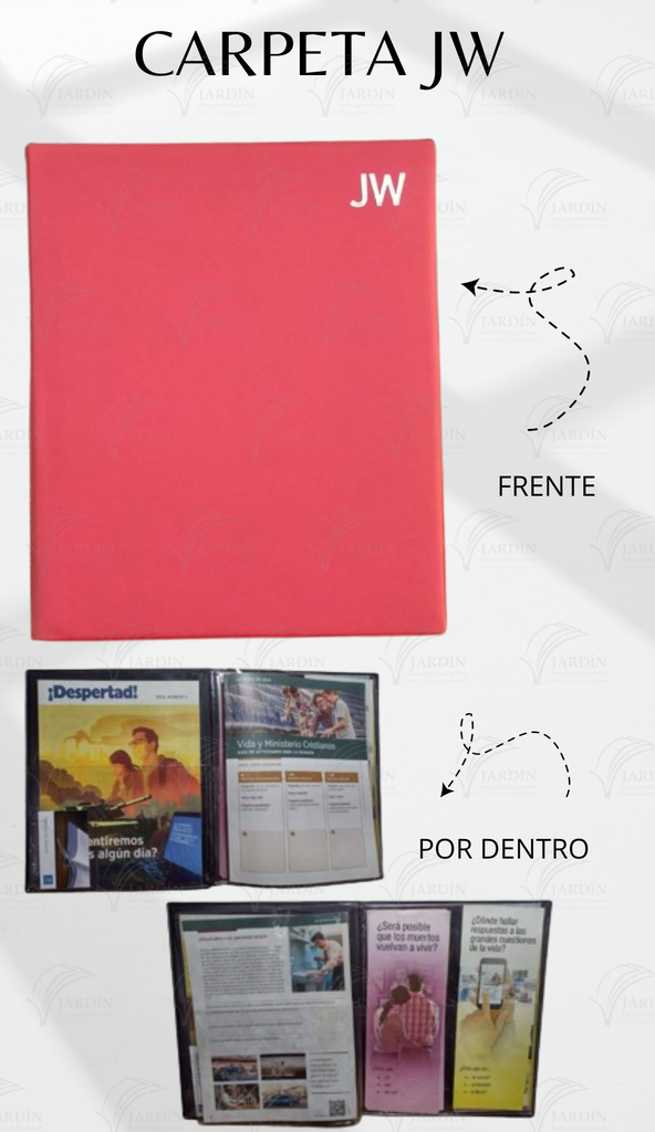 CARPETA LISA JW GRABADO C/MICA P/TARJETA  CALIFORNIA