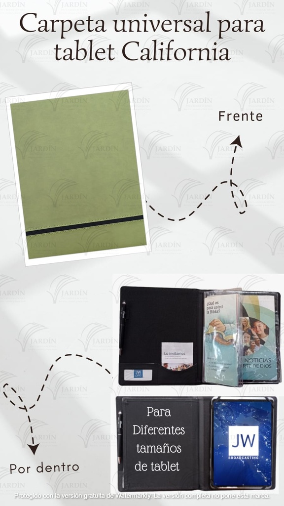 CARPETA UNIVERSAL P/TABLET CALIFORNIA