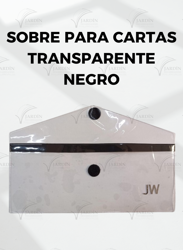 SOBRE PARA CARTAS TRANSPARENTE