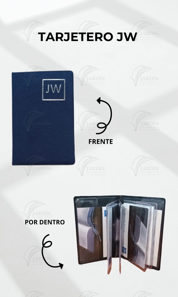 TARJETERO JW GRABADO CALIFORNIA