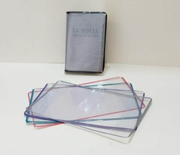 FORRO BIBLIA DE BOLSILLO TRANSPARENTE