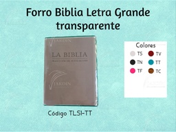 FORRO BIBLIA GRANDE TRANSPARENTE