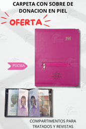 CARPETA CON SOBRE DE DONACIÓN EN PIEL