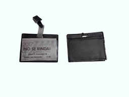 [GAF15] PORTA GAFET HORIZ. NEGRO C/SELLADO C/CAIMÁN