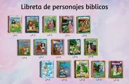 LIBRETA DE NOTAS PERSONAJES 70 H