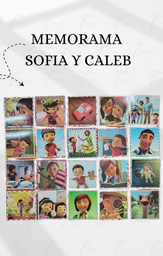 [NSC-02] MEMORAMA SOFÍA Y CALEB (40 TARJETAS, 20 PERSONAJES)