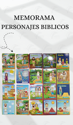 [NP-02] MEMORAMA PERSONAJES BÍBLICOS (40 TARJETAS, 20 PERSONAJES)