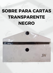 SOBRE PARA CARTAS TRANSPARENTE
