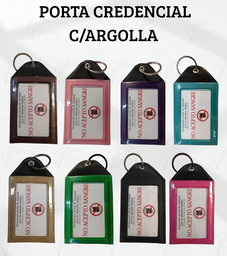 PORTA CREDENCIAL C/ARGOLLA - SINTÉTICO