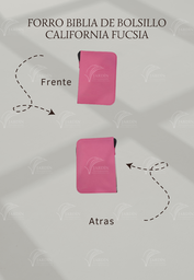 FORRO BIBLIA DE BOLSILLO C/CIERRE DE CAJA RELIEVE CALIFORNIA