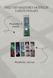 [PAQ-5-PAI] PAQ. 5 SEPARADORES MODELOS DIFERENTES PAISAJES