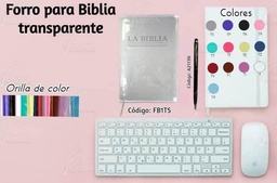 FORRO BIBLIA MEDIANA TRANSPARENTE