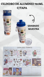CILINDRO DE ALUMINIO 750 ML C/TAPA