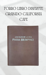 FORRO LIBRO DISFRUTE GRABADO CALIFORNIA