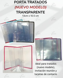 PORTA TRATADOS TRANSPARENTE (NUEVO MODELO)